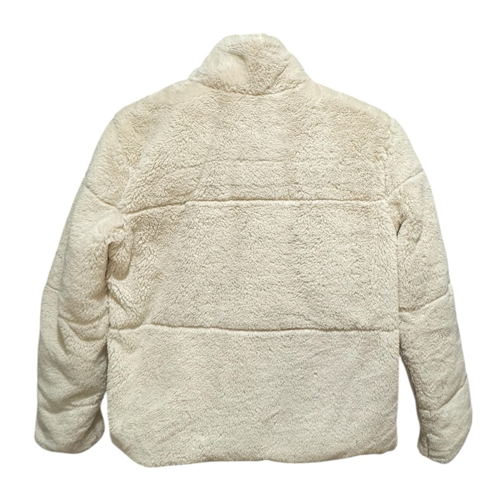 Zara white cream faux fur coat size small - Picture 2 of 3